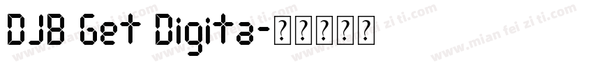 DJB Get Digita字体转换